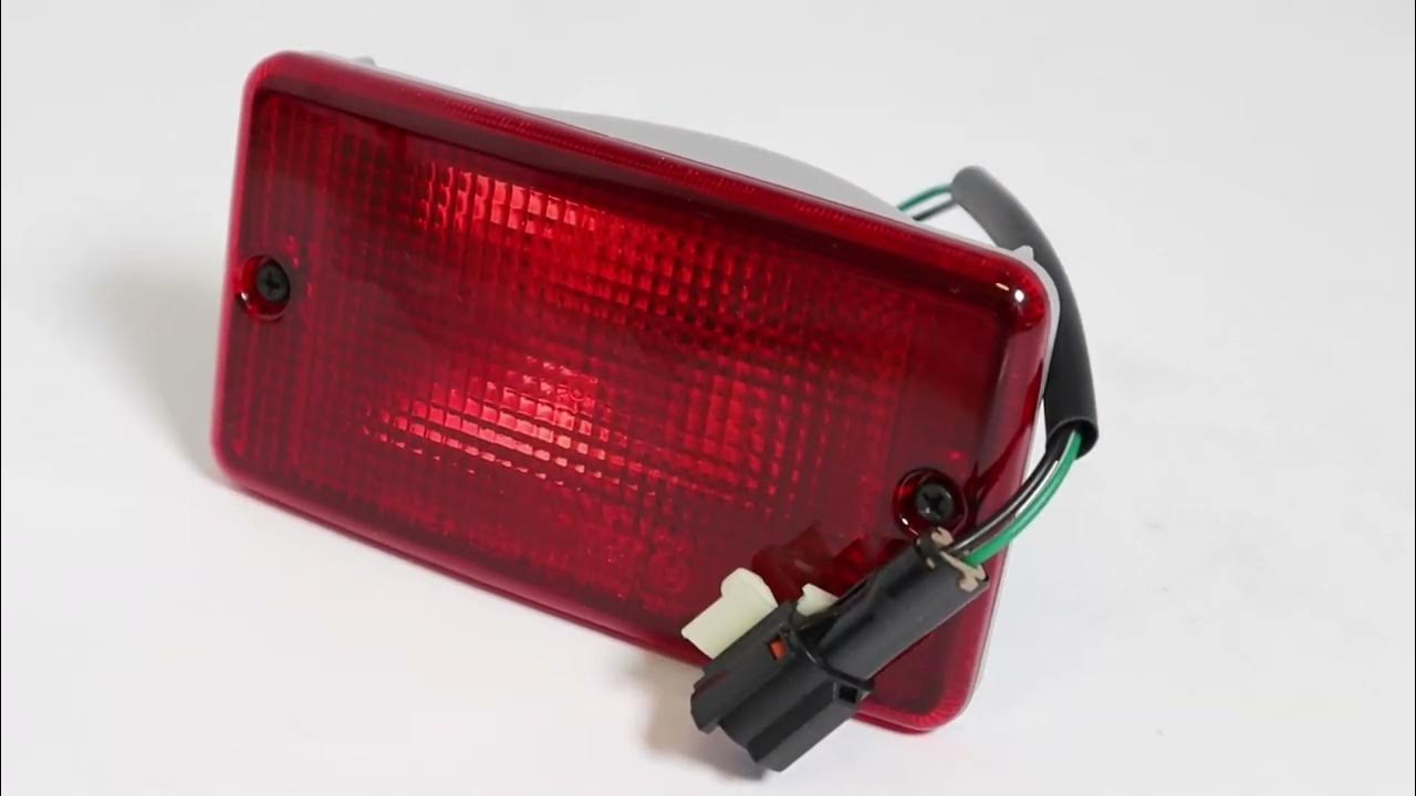 Фонарь задний противотуманный - YouTube