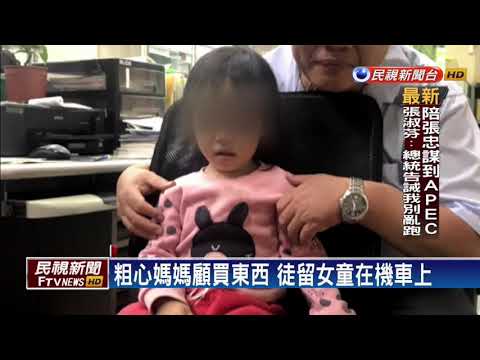 扯！粗心媽媽顧買東西 一天丟下女兒2次－民視新聞