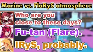 Marine vs. FlaRyS atmosphere./Nerissa's plan had already been found out. [Eng Sub/IRyS/Flare/Marine]