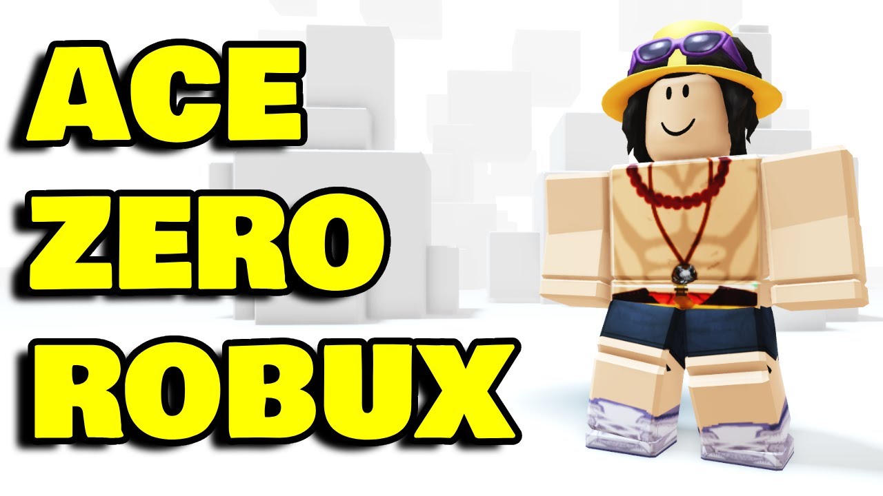 HOW TO MAKE FREE ACE IN ROBLOX (one piece) 