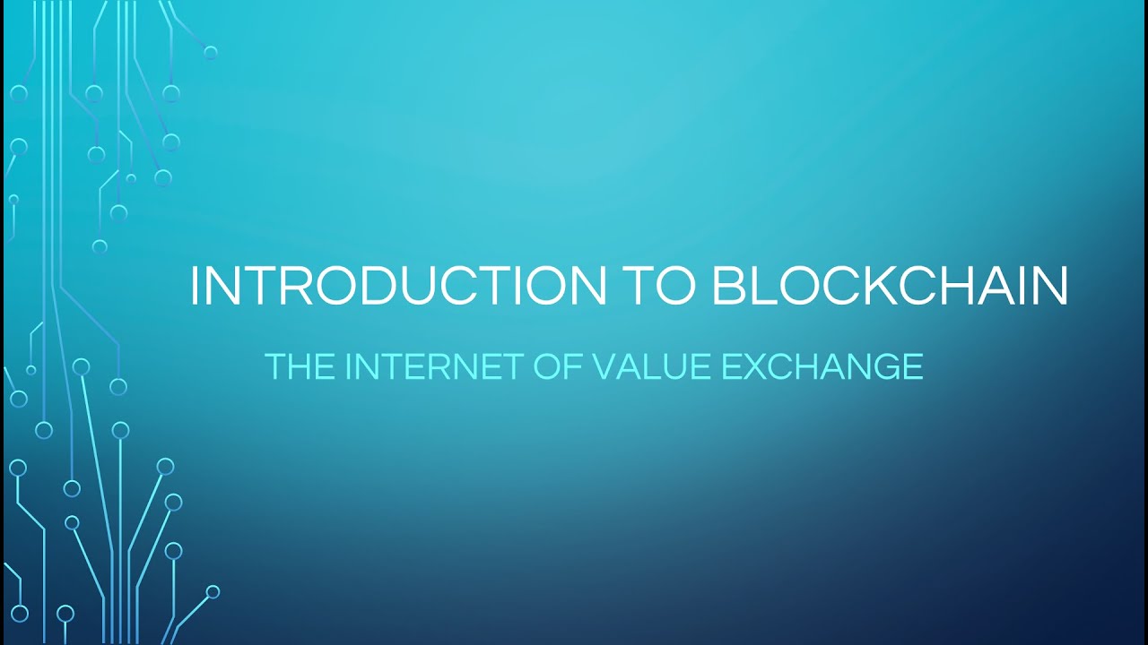 Introduction to blockchain - YouTube