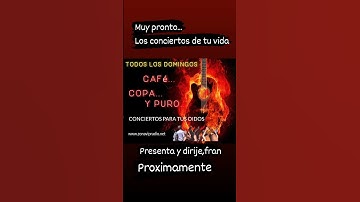 cafe,copa y puro...PROXIMAMENTE EN ZONA VIP RADIO #conciertos #radio #musica