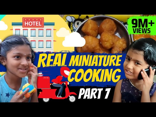 Real miniature cooking Part-7|kids cooking in their miniature outdoor kitchen|paneer65 with ketchup class=