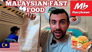 FIRST TIME trying MALAYSIAN Fast Food 🇲🇾 MARRYBROWN 🇲🇾 Is It TASTY?! screenshot 1
