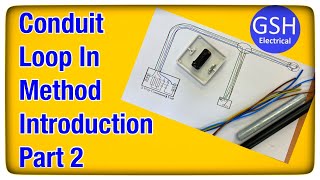 Wiring Diagram Conduit Loop-In Method Introduction Part 2 of 2 - Lighting Circuits in PVC Singles