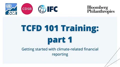Climate reporting training 101: part 1