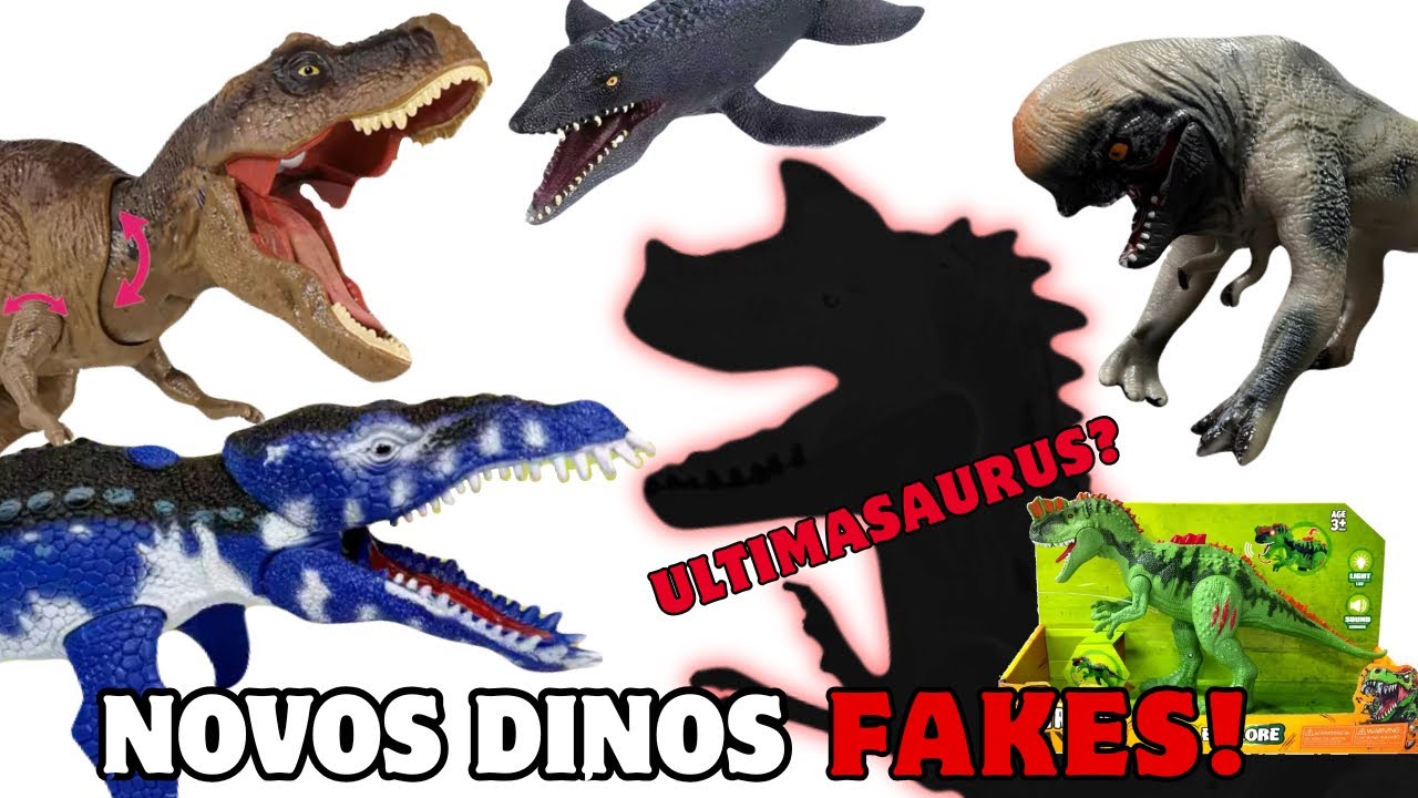 ULTIMASAURUS “FAKE”??? NOVOS DINOS FAKES de JURASSIC WORLD: MATTEL ...