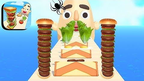 Sandwich Runner gameplay 🎮 Max  Level ~ 10 - 12