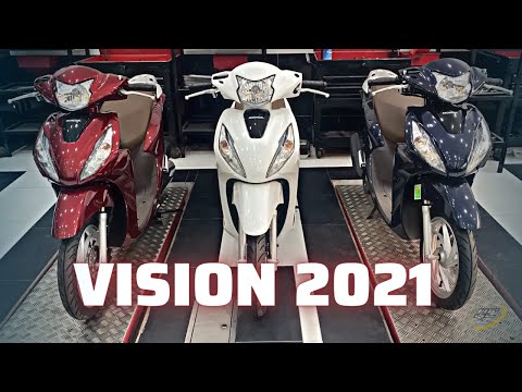 Video HONDA VISION 2021 - PHIÊN BẢN CAO CẤP - CẬN CẢNH MÀU... - youtube
