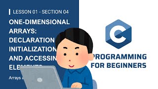 One-Dimensional Arrays: Declaration, initialization, and accessing elements - L1 - S4