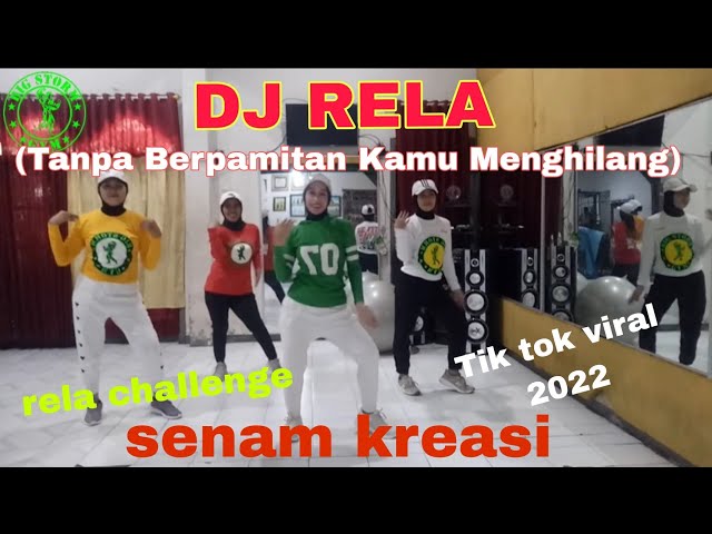 DJ RELA(TANPA BERPAMITAN KAMU MENGHILANG)//RELA CHALLENGE//TIK TOK VIRAL 2022//SENAM KREASI class=