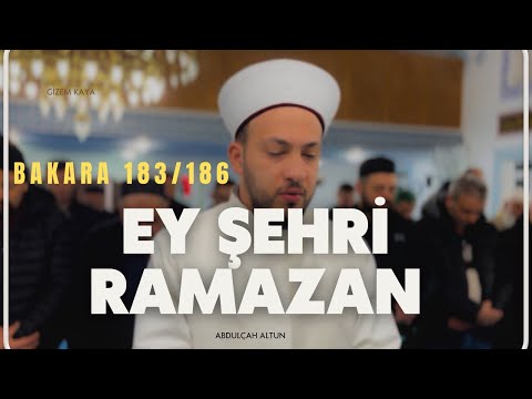 Hoş Geldin Ey Şehri Ramazan - Bakara 183/186 Ayetler |Abdullah Altun|