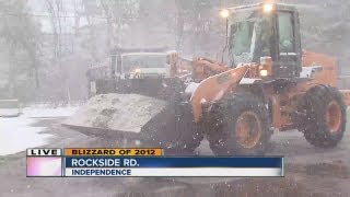 Noon: Crews out and ready for snow removal