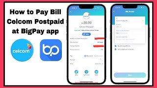 Cara bayar bil Celcom Postpaid di BigPay app (eng sub) screenshot 1