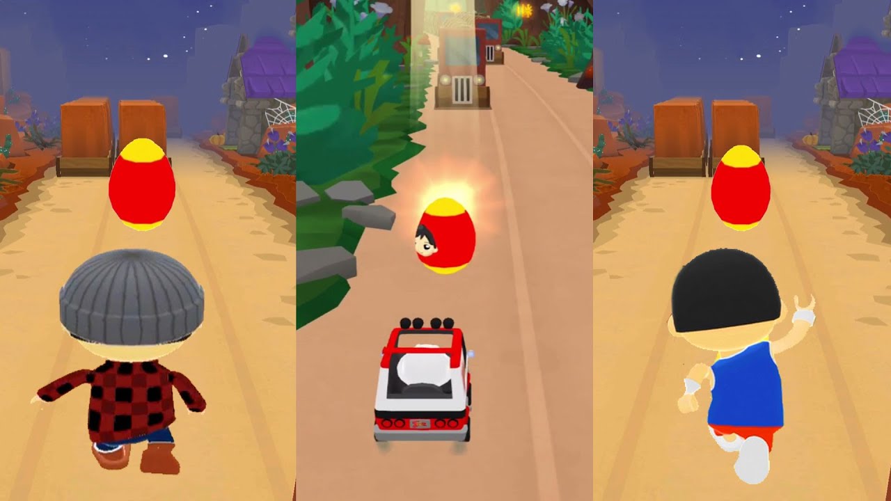 TAG WITH RYAN TRACKSTAR VS WASHINGTON RYAN VS BUILDER RYAN VAN DOUBLE MYSTERIOUS EGG SURPRISE