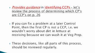 HACCP Lecture 9