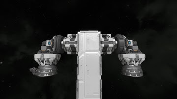 Space Engineers - Thrust vector control script - test 2