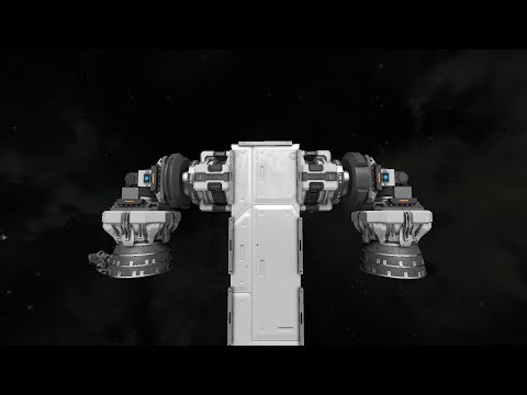 Space Engineers - Thrust vector control script - test 2