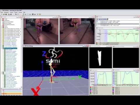 Gait Analysis with Force Plate in Simi Motion 3D