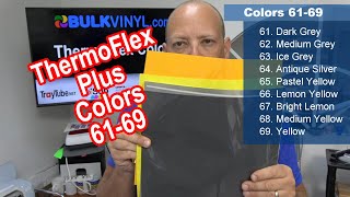 ThermoFlex Plus Colors 61 through 69