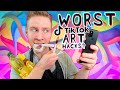 I Tried to DEBUNK the WORST TikTok Art Hacks...