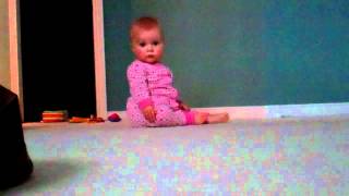Lylah crawling- June 4th/2012