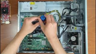 Lenovo ThinkCentre M73 SFF upgrade SSD, RAM, CPU and GPU in 4K