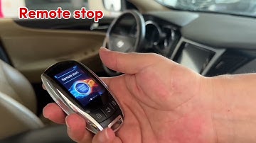 Cardot luxury Nobel lcd key smart car alarm remote ignition system