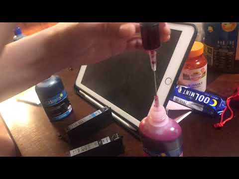 1分钟Refill Ink保姆级教程让打印机🖨️不再烧钱！Canon佳能/HP