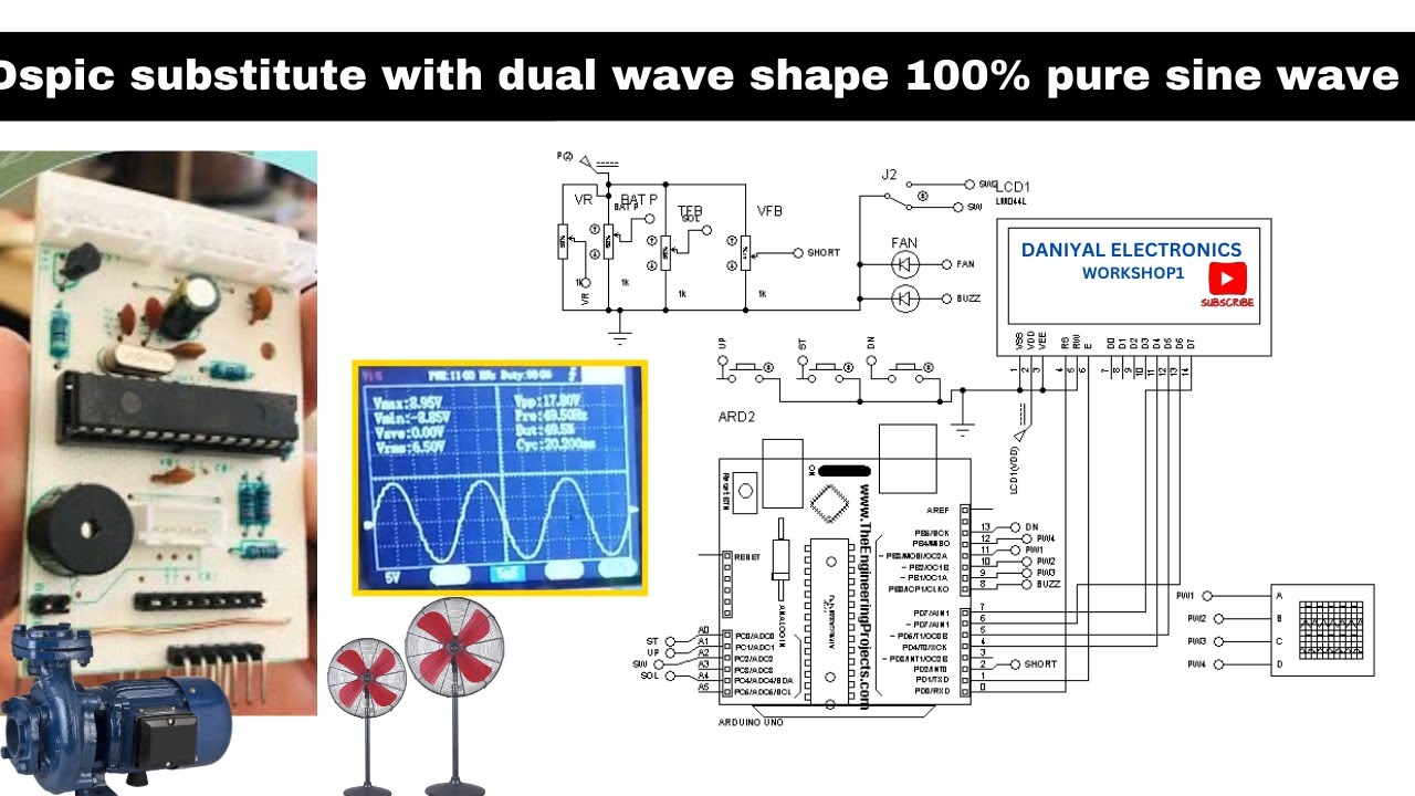 DSPIC30F2010 Substitute Module FOR Solar inverter - Hex File Available(ATMEGA328)