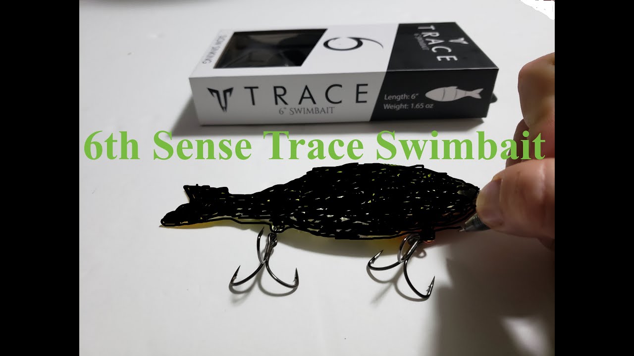 NEW 6th Sense TRACE Swimbait (plus other items from the end of