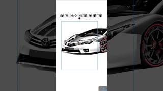 E se o corolla se unisse a lamborghini ? #edit #automobile #carros