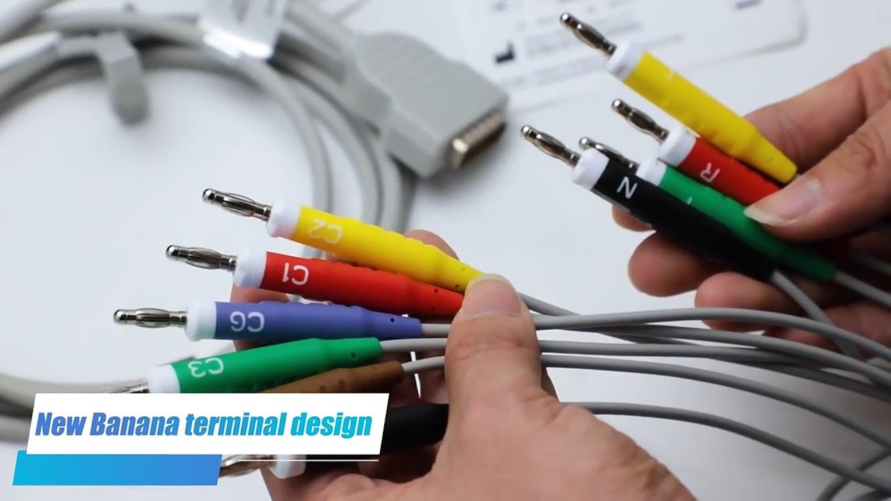 Detachable  Ge Ecg Cable