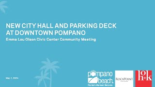 New City Hall and Parking Deck Architects Presentation 2025