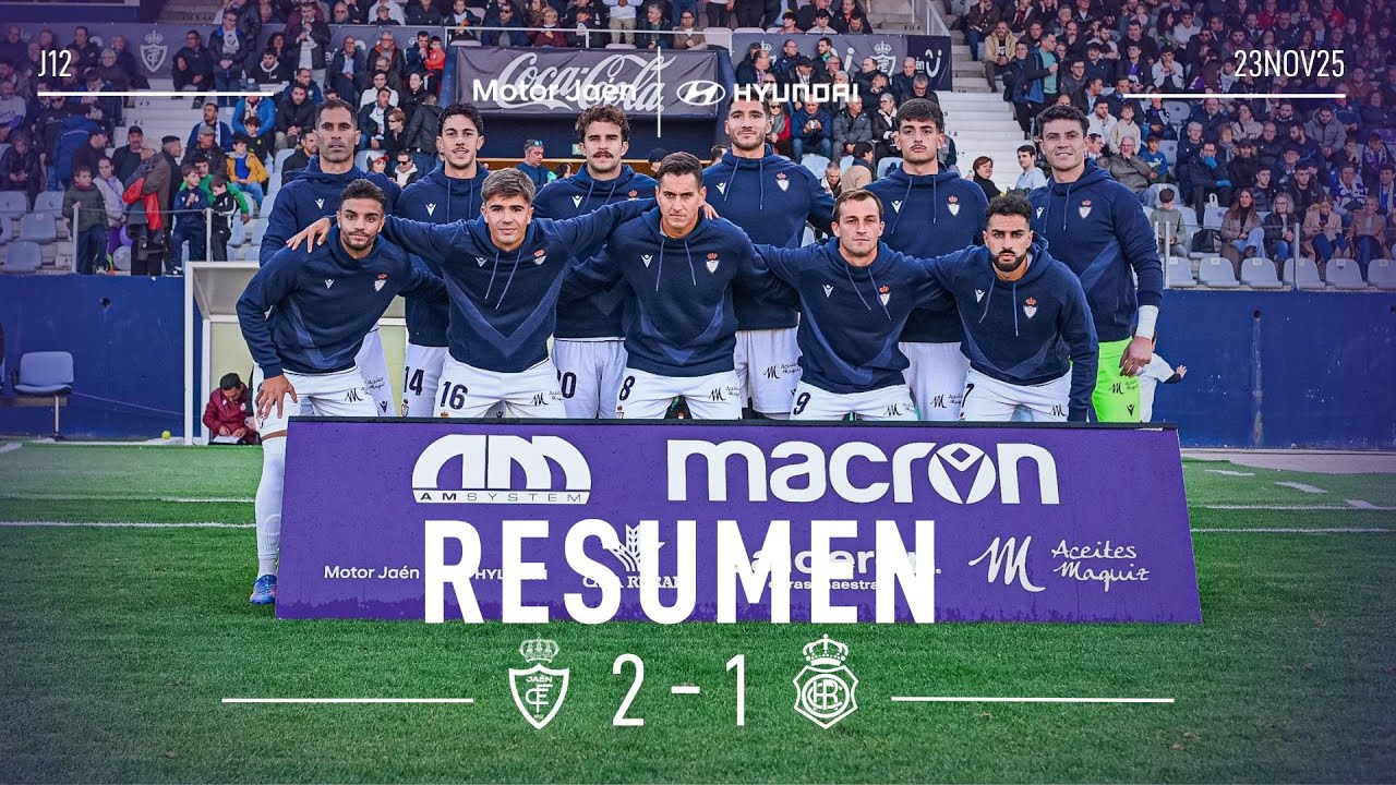 RESUMEN I Real Jaén C.F. 2 -1 Recreativo Huelva