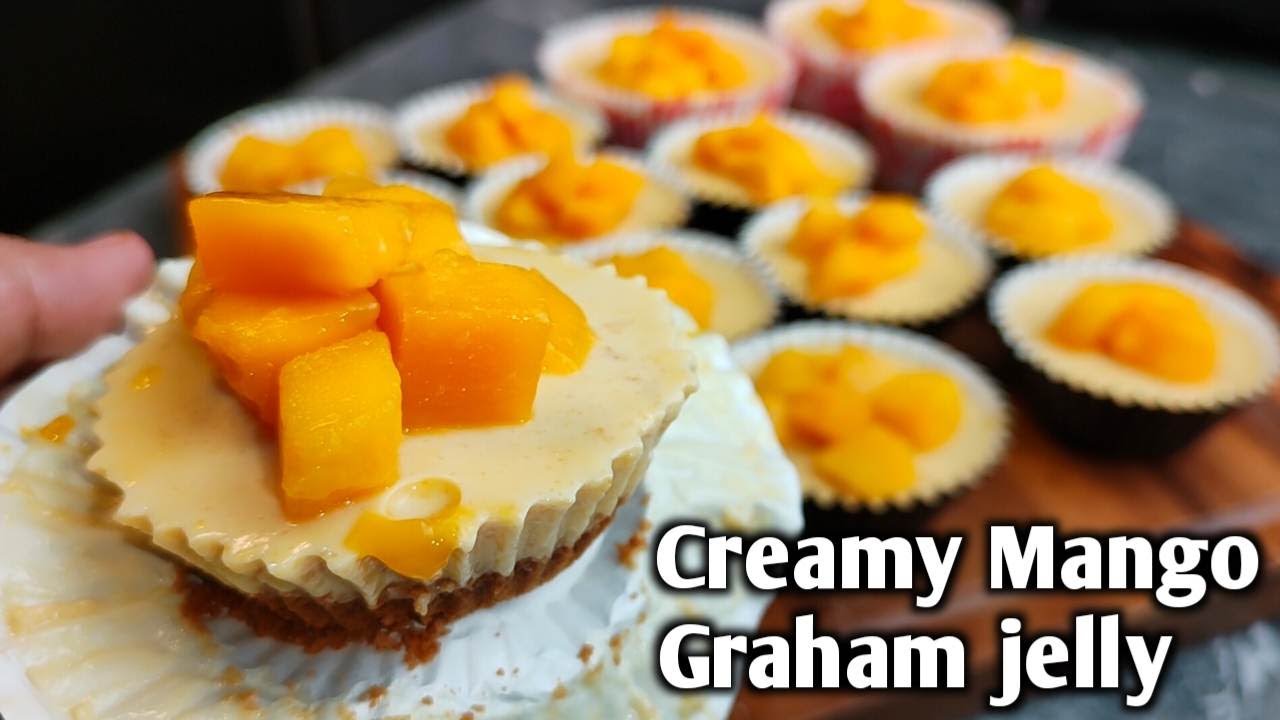 Creamy Mango Graham jelly by mhelchoice Madiskarteng Nanay YouTube
