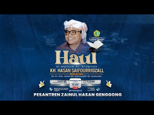 🔴 [ LIVE ] Haul Almarhum Al 'Arif Billah KH. Hasan Saifourridzal ke - 34 - Genggong class=