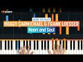 How To Play "Heart and Soul" by Hoagy Carmichael & Frank Loesser | HDpiano (Part 1) Piano Tutorial