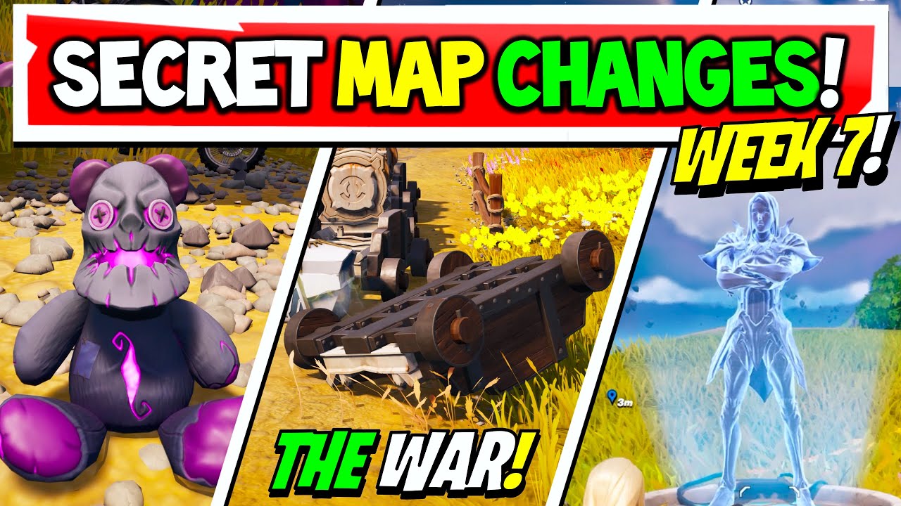 Fortnite Chapter 4 v23.20 SECRET MAP CHANGES "Week 7!"