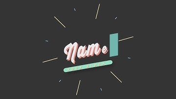 2D Intro #15 | AE Free Template