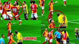 Craziest Thing Happened!  Romelu Lukaku Became Angry  On Galatasaray Players During Derby Match 