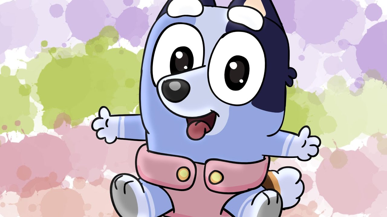 SOCKS IS VERY CUTE WHEN SHE WAS A BABY Bluey YouTube