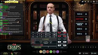 When betting the Don't Pass Goes Wrong - Evolution Craps
