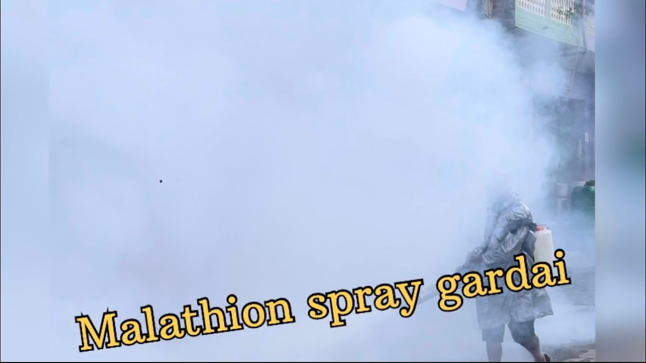 Malathion spray @galyang 