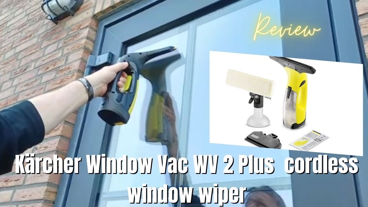 Kärcher Window Vac WV 2 - Aspirapolvere Per Finestre, Batteria 35 Min, 280 Mm, 0.6 Kg - Foto 2
