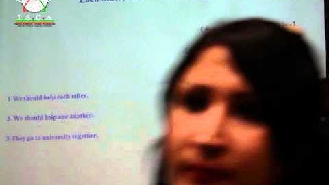 ISCA Tutorials: English Linguistic Workshop (Part 6/9) [16 Aug 2011]