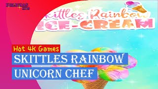 Learn How to Making Rainbow Skittles Ice Cream | Unicorn Chef Cooking Game For Girl | Gameplay HD screenshot 4