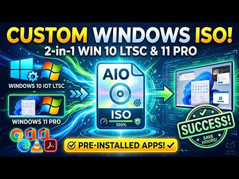 How to Create a Custom Windows 10 IoT & 11 Pro ISO with Pre