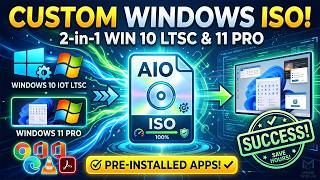 How to Create a Custom Windows 10 IoT & 11 Pro ISO with Pre-installed Software
