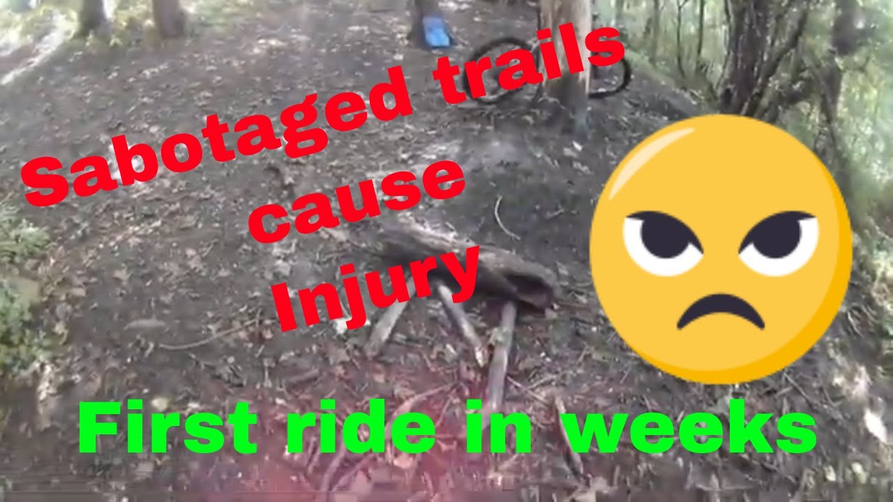 Trashed trails & Broken ribs YouTube